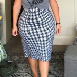 Eloquii neoprene pencil skirt